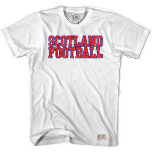 Scotland Football Country T-shirt - White Scotland Football Country T-shirt - White