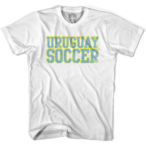 Uruguay Soccer Nations World Cup T-shirt - White Uruguay Soccer Nations World Cup T-shirt - White