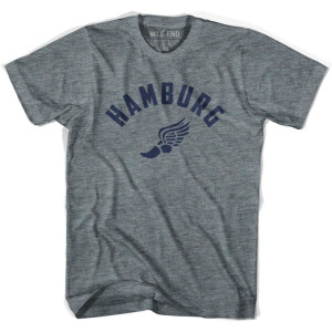 Hamburg Running Winged Foot Track T-shirt - Athletic Grey Hamburg Running Winged Foot Track T-shirt - Athletic Grey