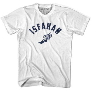 Isfahan Running Winged Foot Track T-shirt - White Isfahan Running Winged Foot Track T-shirt - White