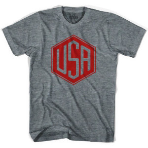 Ultras USA Hex Soccer T-Shirt - Adult - Athletic Grey Ultras USA Hex Soccer T-Shirt - Adult - Athletic Grey