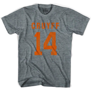 Ultras Cruyff 14 Soccer T-Shirt - Adult - Athletic Grey Ultras Cruyff 14 Soccer T-Shirt - Adult - Athletic Grey