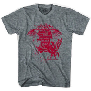 Ultras Shankly Liverpool Soccer T-Shirt - Adult - Athletic Grey Ultras Shankly Liverpool Soccer T-Shirt - Adult - Athletic Grey