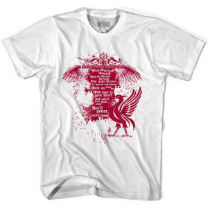 Ultras Shankly Soccer Liverpool T-Shirt - Adult - White Ultras Shankly Soccer Liverpool T-Shirt - Adult - White