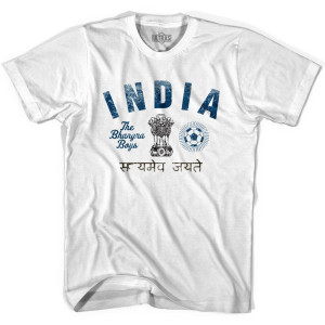 Ultras India Soccer T-Shirt - Adult - White Ultras India Soccer T-Shirt - Adult - White