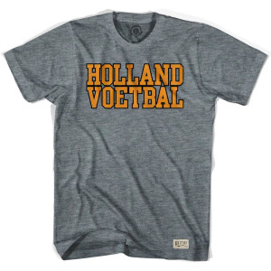 Holland Voetbal Soccer Nation T-Shirt - Adult - Athletic Grey Holland Voetbal Soccer Nation T-Shirt - Adult - Athletic Grey