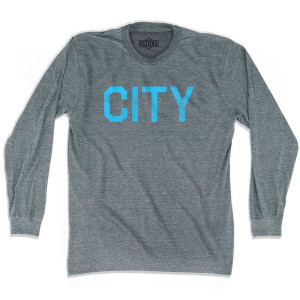 Ultras City Soccer Long Sleeve T-shirt - Athletic Grey Ultras City Soccer Long Sleeve T-shirt - Athletic Grey