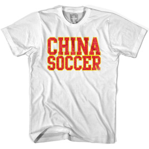 China Soccer Nations World Cup T-Shirt - Adult - White China Soccer Nations World Cup T-Shirt - Adult - White
