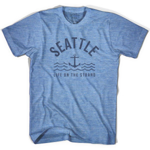 Seattle Anchor Life on the Strand T-Shirt - Athletic Blue Seattle Anchor Life on the Strand T-Shirt - Athletic Blue