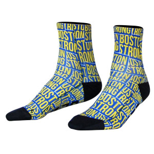 Boston Strong Athletic Half Crew Socks - Blue Boston Strong Athletic Half Crew Socks - Blue