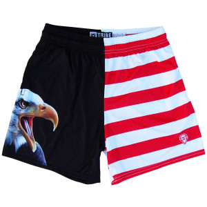 Womens American Eagle Lacrosse Game Shorts Made in USA - Red