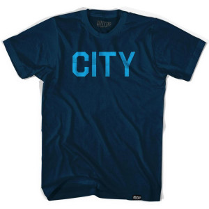 Manchester City Soccer T-shirt - Navy Manchester City Soccer T-shirt - Navy