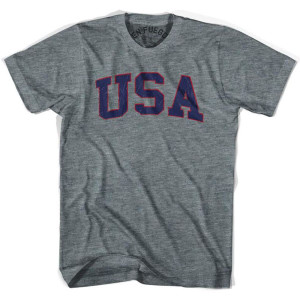 USA Vintage T-shirt - Athletic Grey