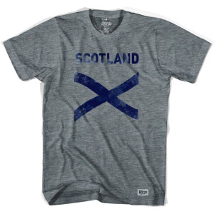 Scotland Cross Vintage T-shirt - Athletic Grey Scotland Cross Vintage T-shirt - Athletic Grey