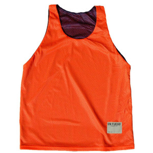 Neon Orange and Navy Basketball Reversible Made in USA - Neon Orange/Navy Neon Orange and Navy Basketball Reversible Made in USA - Neon Orange/Navy