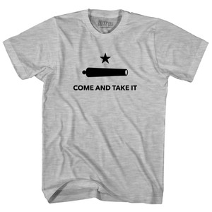 Come And Take It Womens Cotton Junior Cut T-Shirt - Grey Heather