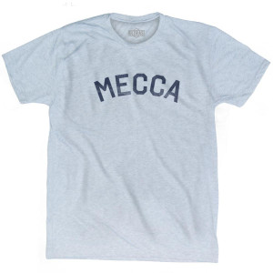 Mecca Vintage Adult Tri-Blend T-Shirt - Athletic White Mecca Vintage Adult Tri-Blend T-Shirt - Athletic White