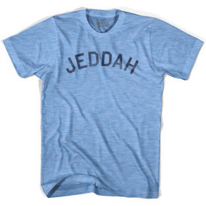 Jeddah Vintage Adult Tri-Blend T-Shirt - Athletic Blue Jeddah Vintage Adult Tri-Blend T-Shirt - Athletic Blue