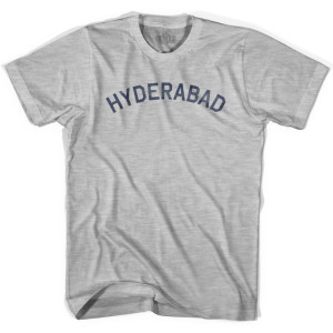 Hyderabad Vintage Adult Cotton T-Shirt - Grey Heather Hyderabad Vintage Adult Cotton T-Shirt - Grey Heather