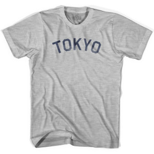 Tokyo Vintage Adult Cotton T-Shirt - Grey Heather Tokyo Vintage Adult Cotton T-Shirt - Grey Heather