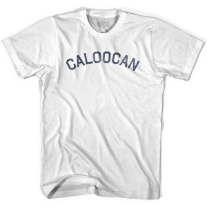 Caloocan Vintage Adult Cotton T-shirt - White Caloocan Vintage Adult Cotton T-shirt - White