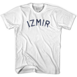Izmir Vintage Adult Cotton T-shirt - White