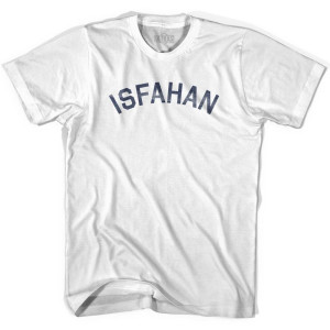 Isfahan Vintage Adult Cotton T-shirt - White Isfahan Vintage Adult Cotton T-shirt - White