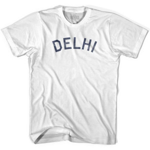 Delhi Vintage Youth Cotton T-shirt - White Delhi Vintage Youth Cotton T-shirt - White