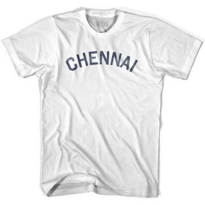 Chennai Vintage Youth Cotton T-shirt - White Chennai Vintage Youth Cotton T-shirt - White