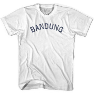 Bandung Vintage Youth Cotton T-shirt - White Bandung Vintage Youth Cotton T-shirt - White
