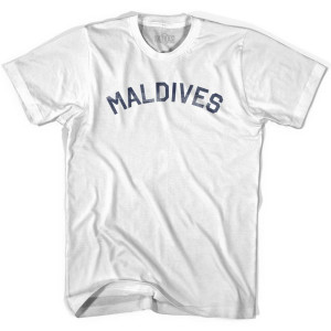 Maldives Vintage City Youth Cotton T-shirt - White