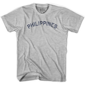 Philippines Vintage City Youth Cotton T-Shirt - Grey Heather Philippines Vintage City Youth Cotton T-Shirt - Grey Heather