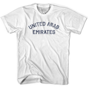 United Arab Emirates Vintage City Adult Cotton T-shirt - White
