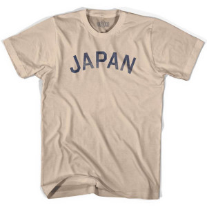 Japan Vintage City Adult Cotton T-Shirt - Creme