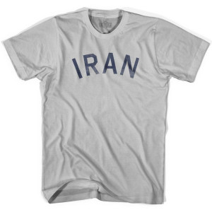 Iran Vintage City Adult Cotton T-Shirt - Cool Grey