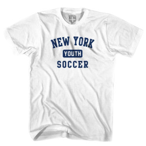 New York Youth Soccer T-shirt - White New York Youth Soccer T-shirt - White