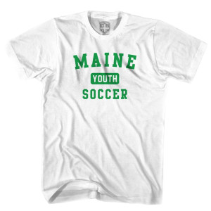 Maine Youth Soccer T-shirt - White Maine Youth Soccer T-shirt - White