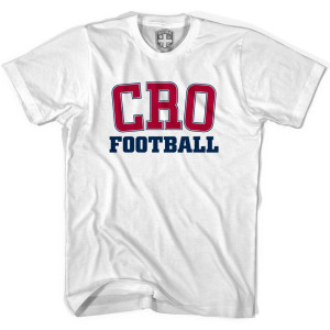 Croatia CRO Soccer T-shirt - White Croatia CRO Soccer T-shirt - White