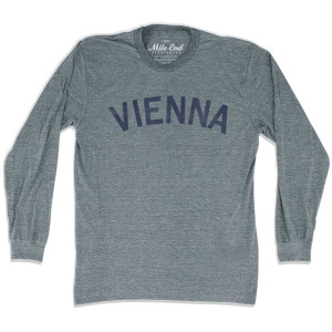 Vienna Vintage Long-Sleeve T-shirt - Athletic Grey