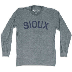 Sioux Vintage Long-Sleeve T-shirt - Athletic Grey