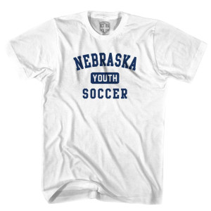 Nebraska Youth Soccer T-shirt - White Nebraska Youth Soccer T-shirt - White