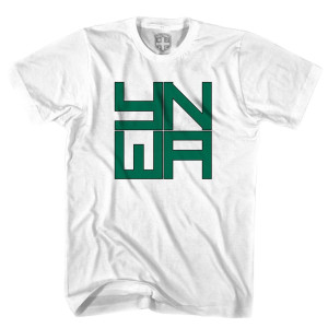 Celtic YNWA Block Letters Soccer T-shirt - White Celtic YNWA Block Letters Soccer T-shirt - White