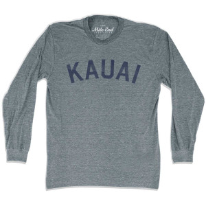 Kauai Vintage Long-Sleeve T-shirt - Athletic Grey