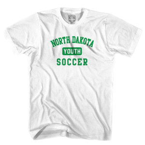 North Dakota Youth Soccer T-shirt - White North Dakota Youth Soccer T-shirt - White