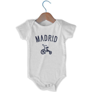 Madrid Tricycle Infant One-piece - White Madrid Tricycle Infant One-piece - White