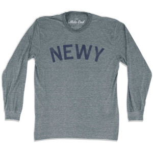 Newy Long Sleeve Vintage T-shirt - Athletic Grey