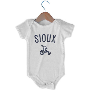 Sioux Tricycle Infant One-piece - White Sioux Tricycle Infant One-piece - White