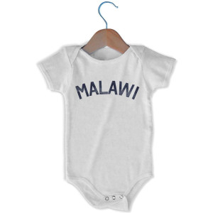 Malawi Infant One-piece - White Malawi Infant One-piece - White