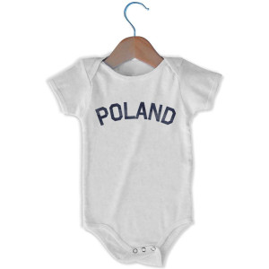 Poland Infant One-piece - White Poland Infant One-piece - White