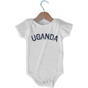 Uganda Infant One-piece - White Uganda Infant One-piece - White